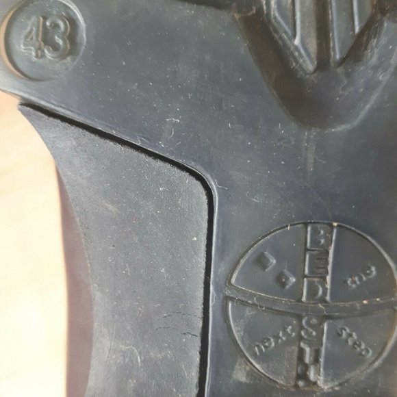 BED STU Ankle Boots Men's Size US 10 EU 43 Black - Picture 10 of 12